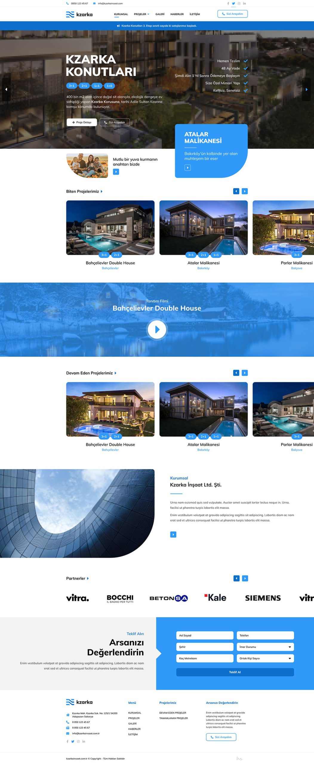 Kzarka Kurumsal Hazır Site